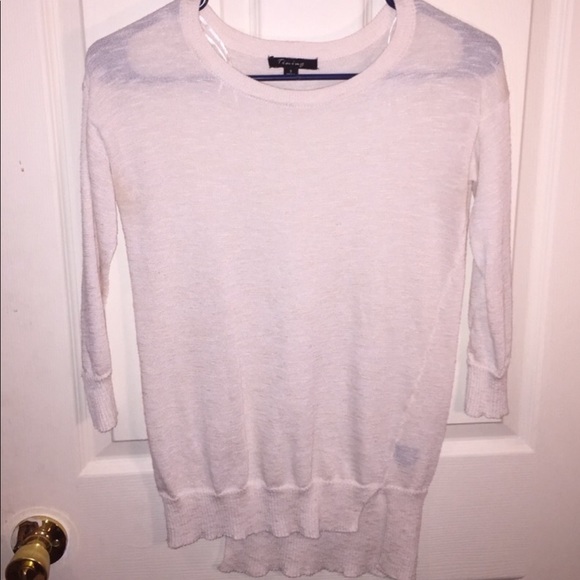 Timing Tops - 🍭(3 for $12) Timing Creme quarter sleeve top